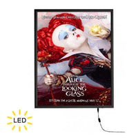 Slim LED 22x28 Light Box | Snap Open Frame | Black Finish