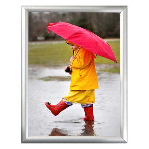 20x30 Snap Frame Poster Sign Frames 1" Wide | Silver Frame with Mitered Corners