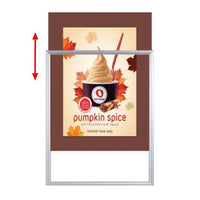 Designer Beveled Slide-In Picture Sign Frames for Posters 30x36 | 3" Wide Matboard