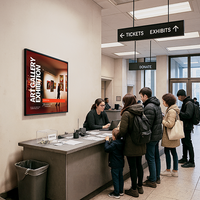 Extra Large 48x48 Frame Beveled Slide in Poster Frame, Sign Frame