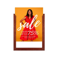 TOP LOADING QUICK CHANGE 8x10 WOOD FRAME