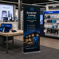 Pull Over Banner Stand Displays - 29.5" Wide, 84" High