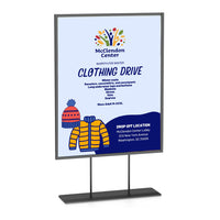 11 x 14 Countertop Frame Display Stand | Slide-In Sign Holder for Various Flat Surfaces