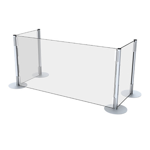 36" Uprights for 3 Panel Coughing and Sneezing Protective Shields