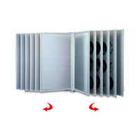 XL Swinging Multi-Panel Vinyl Tackboard Wall Displays | All Steel in 4 Panel Sizes with 6 or 10 Flip Panels