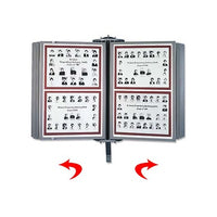 Full-Vue Swinging Panel Mat Board Wall Displayer | 10 Steel Flip Panels in 3 Sizes | Two-Sided