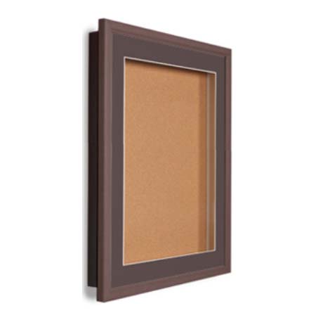 SwingFrame 36 x 48 Wood Framed Designer Bulletin Board with Light