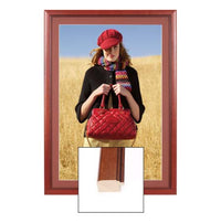 Wood 353 Poster Display SwingFrames 12x20 with Matboard