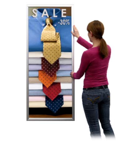 24x30-Poster Snap Frames (1 5/8" Wide Profile) for MOUNTED GRAPHICS