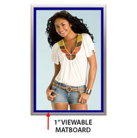 Designer Snap Frames for Posters 16x20  (1" Wide Matboard)