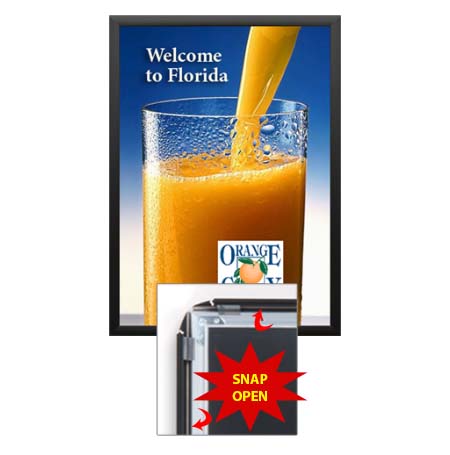 16x20 SwingSnaps Poster Snap Frames (1 1/4" Profile for MOUNTED GRAPHICS)