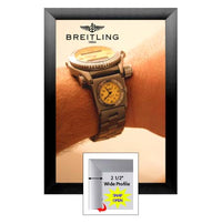 SUPER WIDE Snap Open 12 x 24 Frames (2 1/2" Profile for MOUNTED GRAPHICS)