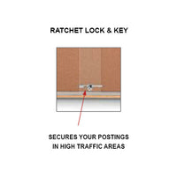 Sliding Glass Doors Indoor 84x24 Enclosed Bulletin Boards (Wood Framed)