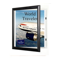 10 x 12 POSTER DISPLAY SWINGFRAME (SHOWN in BLACK)