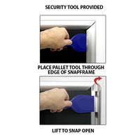 SECURITY TOOL HELPS OPEN 12x24 FRAMES