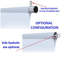 120" Extra Wide Ceiling Mounted Graphic Bars (Multiple Sections)