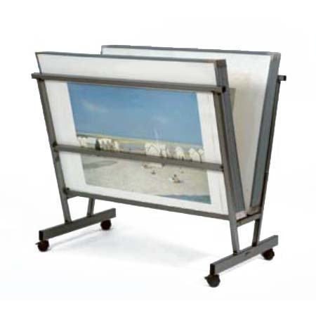 Wide Tray Art Bin Browser | 40" Wide x 30" High x 12" Deep