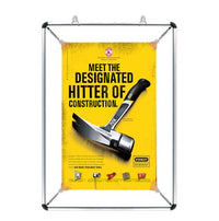 11x17 Stretch Clip Poster Frame | Silver Frame