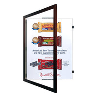 SWING-OPEN & SWING CLOSE FOR EASY 24x48 POSTER FRAME CHANGES