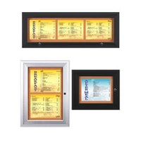 Outdoor Enclosed Menu Cases for 8 1/2" x 11" Menu Sizes