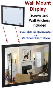 7 x 11 Lightweight Wall Mount Frames | Slide in Poster Frame