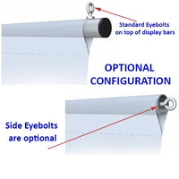 72" Wide Ceiling Mounted Graphic Bars (Single Section)