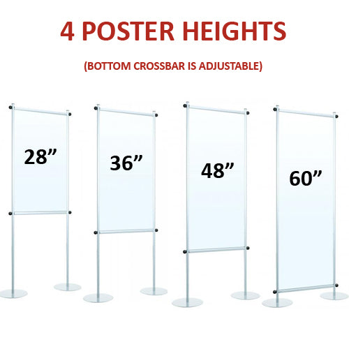 ACCEPTS 4 BANNER SIZES 36 x 28 | 36 x 36 | 36 x 48 | 36 x 60