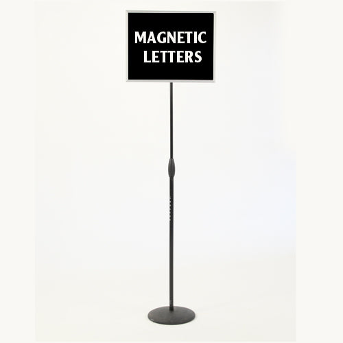 ADJUSTABLE PEDESTAL MAGNETIC LETTER BOARD 20 x 16 FLOOR STAND 