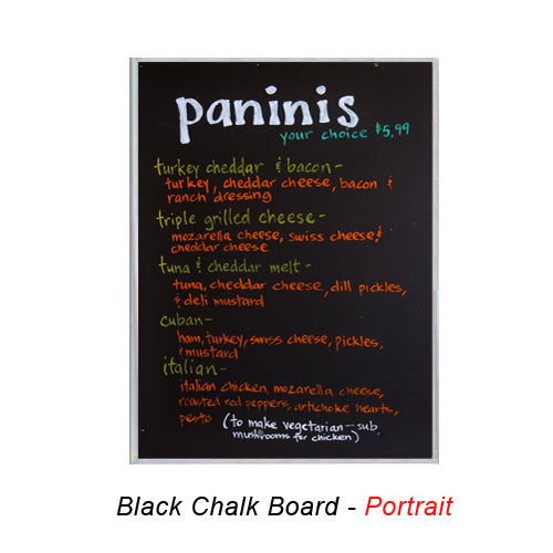 VALUE LINE 24x84 BLACK CHALK BOARD (SHOWN IN PORTRAIT ORIENTATION)