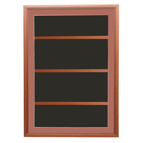 Designer Wood Shadow Box Swingframes with Wooden Shelves (12" Deep)