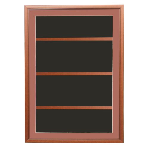 Designer Wood Shadow Box Swingframes with Wooden Shelves (4" Deep)