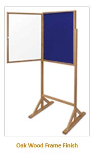 Lockable 24 x 36 Easy Tack Wood Floor Stand Height is 70"