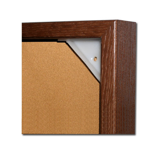 Enclosed Indoor Wood Framed Bulletin Boards with Header & Lights | Multiple Doors | 2 & 3 Locking Display Cases