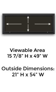 11" x 14" Portrait 4 Across Menu Size Outdoor Enclosed Magnetic Restaurant Menu Case