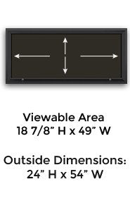 11" x 17" Portrait 4 Across Menu Size Outdoor Enclosed Magnetic Restaurant Menu Case