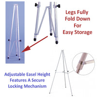 Extra Large Lightweight Aluminum Display Easels