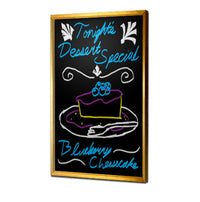 22x28 Black Marker Board, Upscale, Hospitality Brass Wall Display Frames