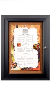 Indoor Enclosed Menu Cases (Single Door) 