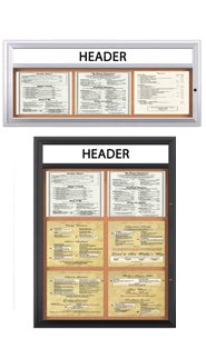 Indoor Menu Displays | Indoor Menu Cases