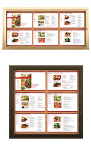 Indoor Menu Displays | Indoor MenuCases