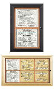 Indoor Menu Displays | Indoor MenuCases