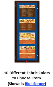 Indoor Restaurant Menu Displays | Indoor Menu Cases