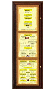 Indoor Wood Menu Displays | Indoor MenuCases