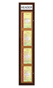 Indoor Wood Menu Displays | Indoor MenuCases