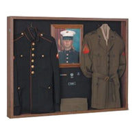 Indoor Wood Memorabilia Bulletin Board Case