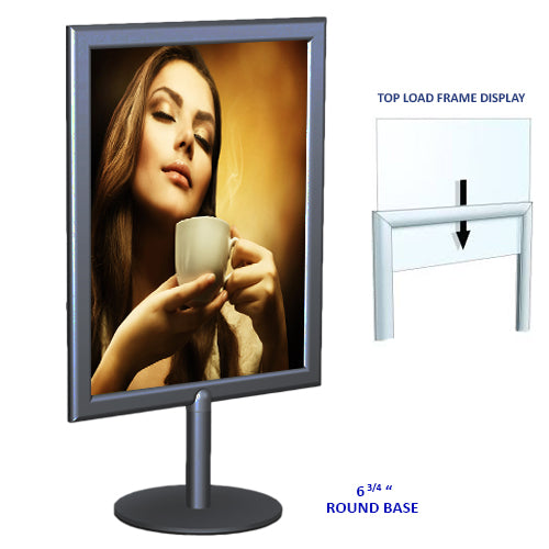 Light Weight Table Top Poster Display - 4" Height to Display