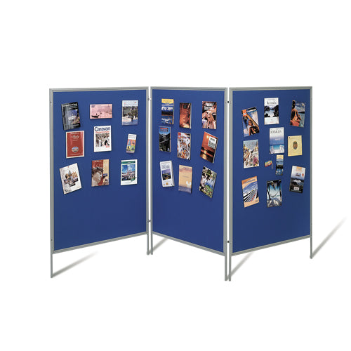 Loop Fabric Floorstand Exhibit Display | 3 Panel Set