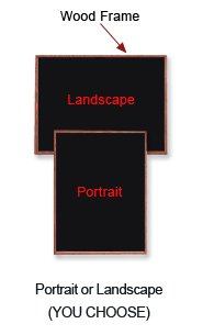 Wood Frame 8.5x11 Magnetic Black Wet Erase Marker Board | Porcelain on Steel