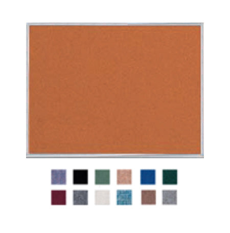 Value Line 12x72 Metal Frame Cork Bulletin Board | Open Face with Silver Trim Corkboard