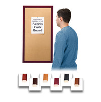 22 x 28 Access Cork Board™ Open Face Wood 353 Framed Bulletin Board